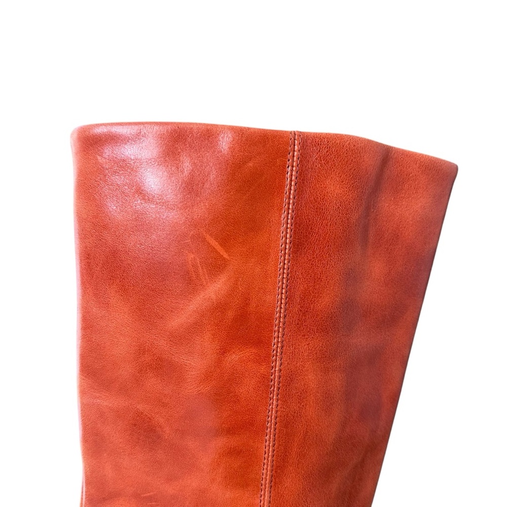 Free People Grayson Tall Boots In Saddle Brown Sz 38 US 7.5 - Picture 6 of 16